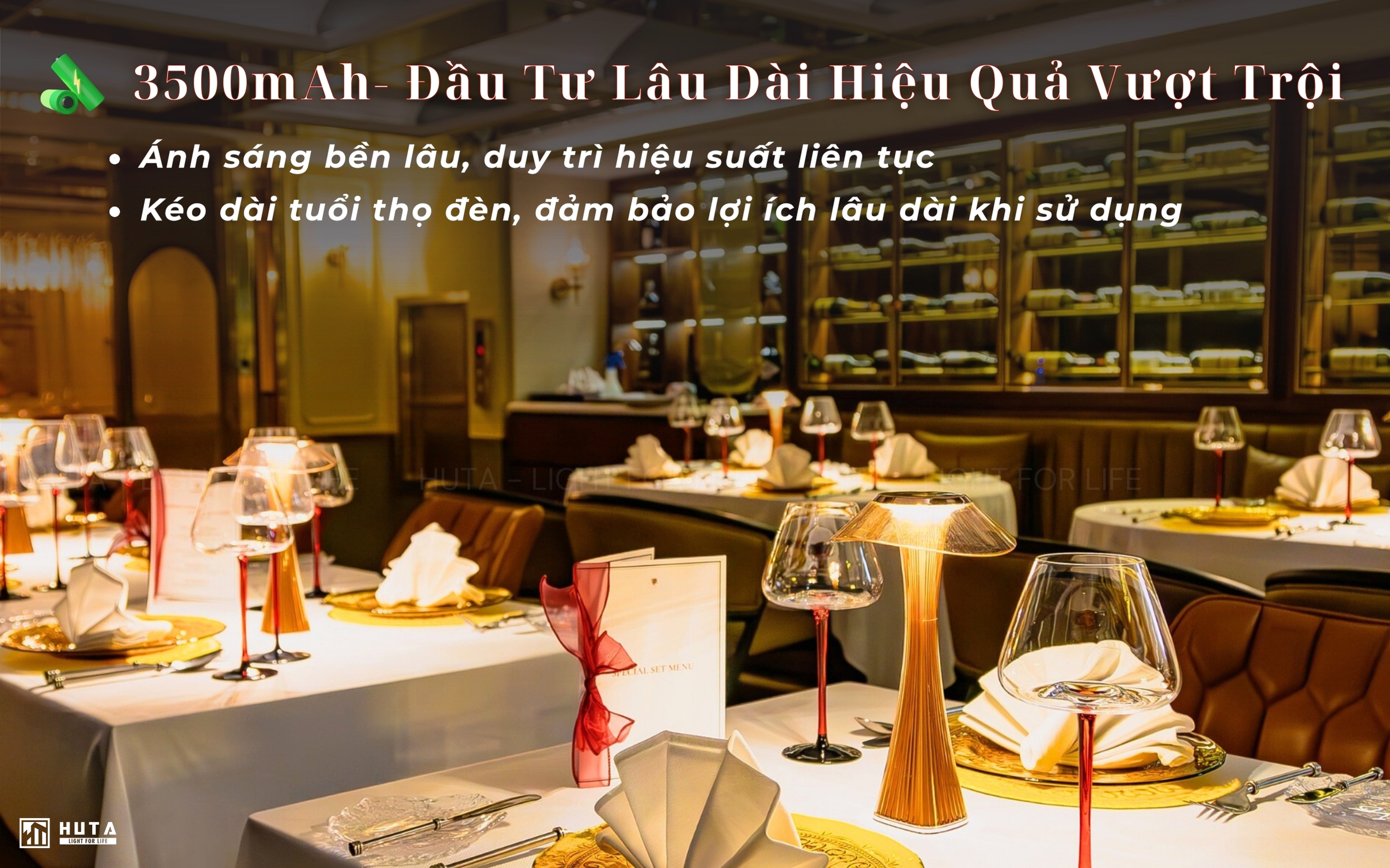 3500mAh Đầu tư lâu dài hiệu quả vượt trội