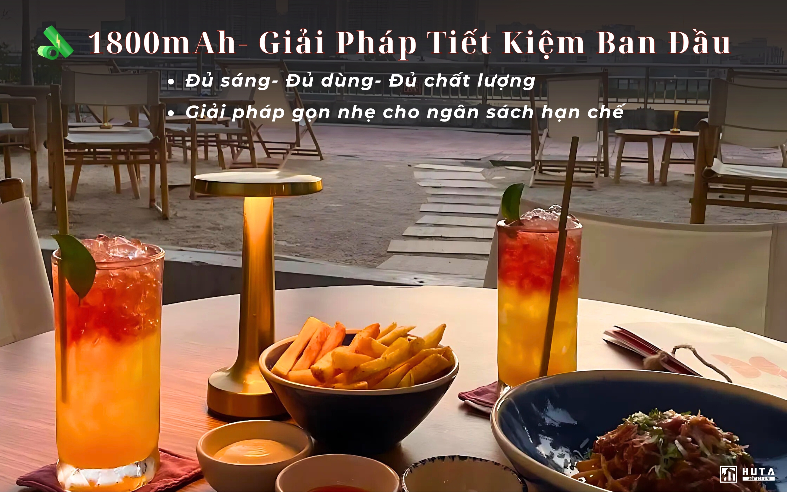 đèn bàn nhà hàng quán bar