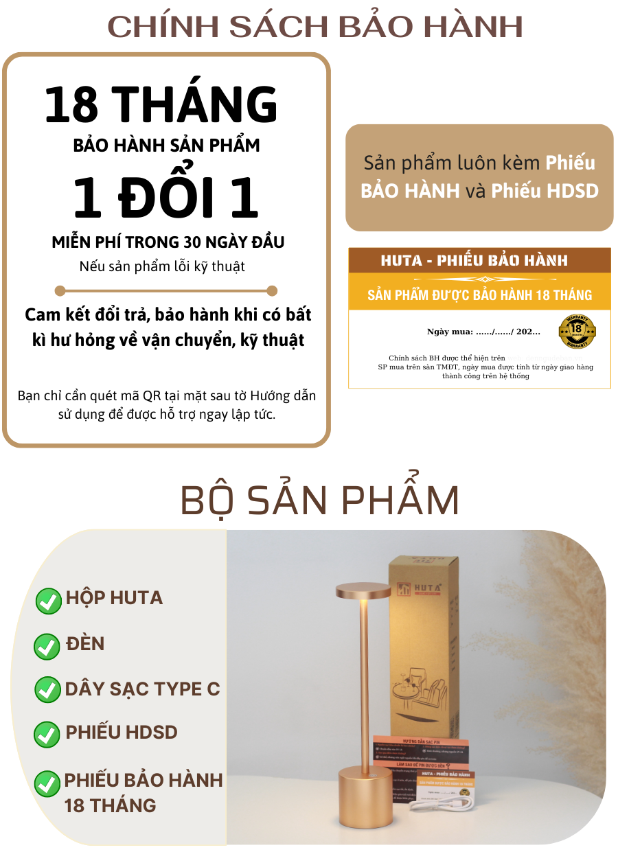 Cam kết và hậu mãi - An tâm sử dụng