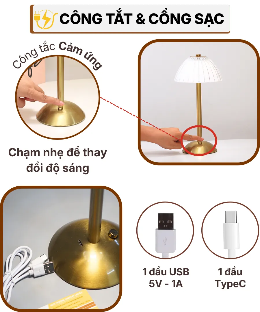 THÔNG SỐ KỸ THUẬT ĐÈN BÀN BÀN TRANG TRÍ RESDUNON