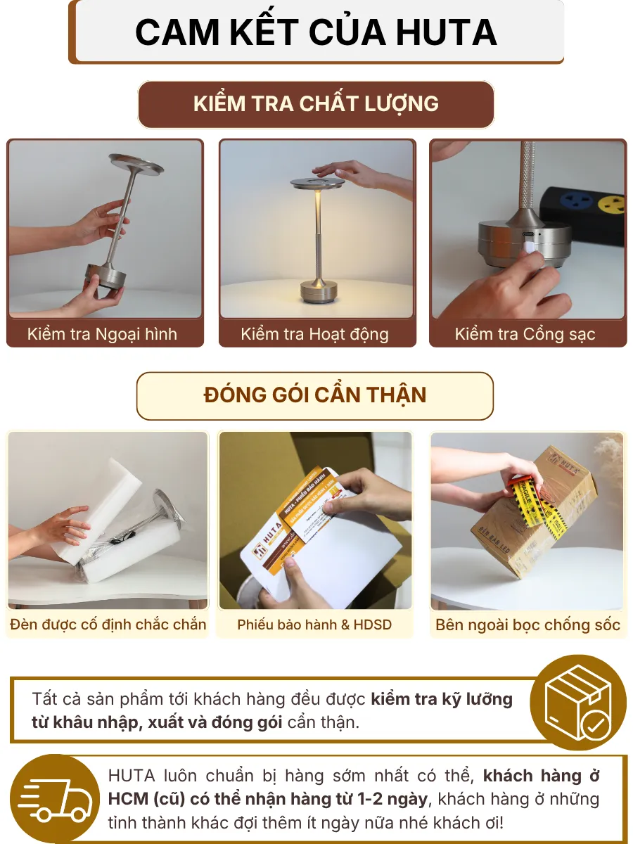 7. CHÍNH SÁCH BẢO HÀNH VÀ CAM KẾT CỦA HUTA