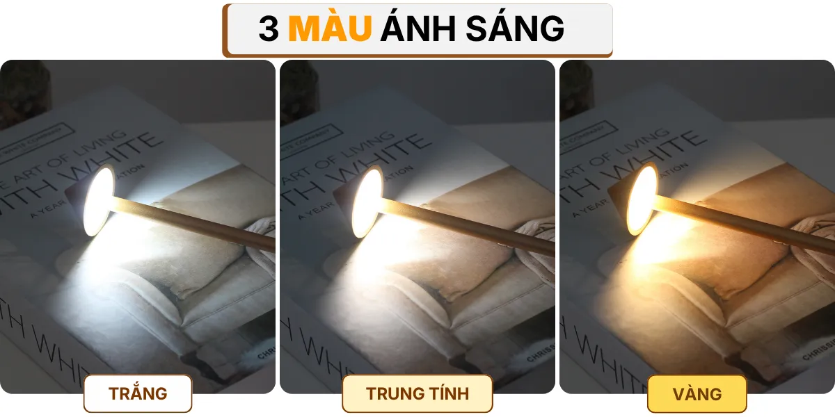 4. HIỆU ỨNG ÁNH SÁNG ĐÈN BÀN TRANG TRÍ TAMGIAC