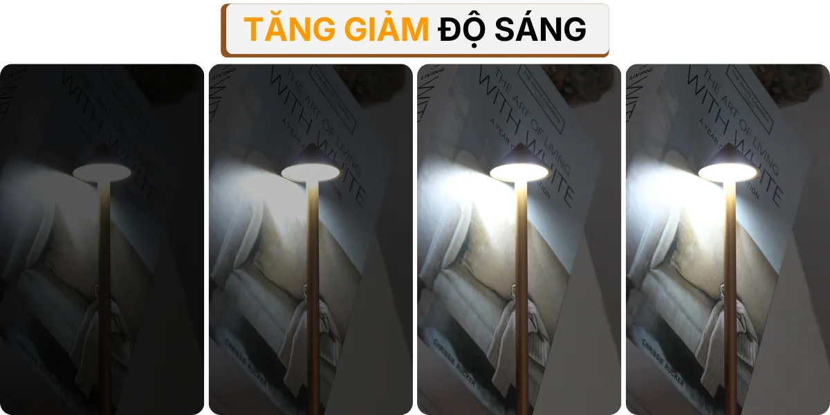 4. HIỆU ỨNG ÁNH SÁNG ĐÈN BÀN TRANG TRÍ TAMGIAC