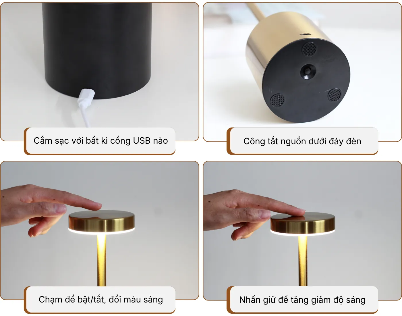 5. HƯỚNG DẪN SỬ DỤNG ĐÈN BÀN TRANG TRÍ AL1