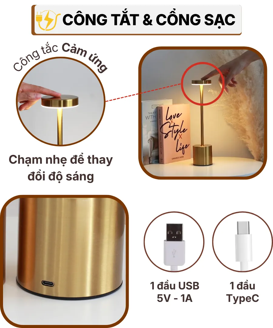 THÔNG SỐ KỸ THUẬT ĐÈN BÀN TRANG TRÍ AL1