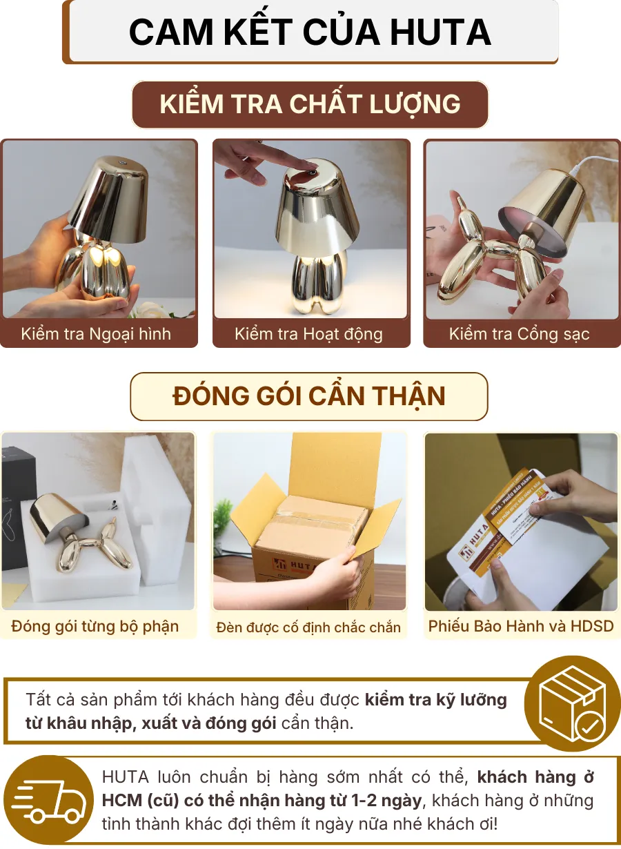 7. CHÍNH SÁCH BẢO HÀNH VÀ CAM KẾT CỦA HUTA