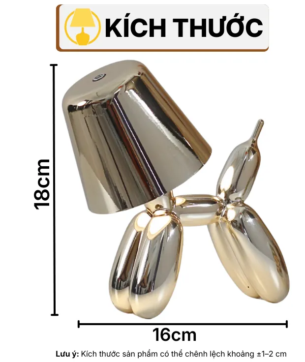 THÔNG SỐ KỸ THUẬT ĐÈN BÀN BÀN TRANG TRÍ DOGO