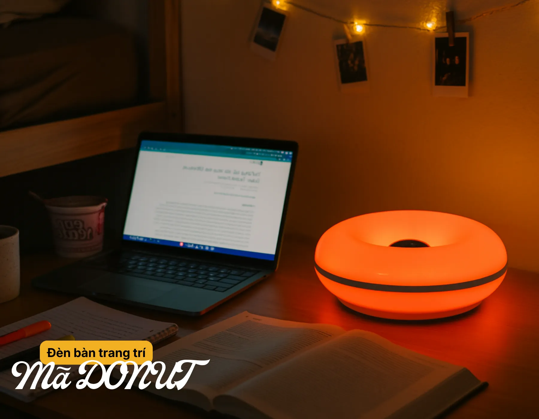 Đèn Bàn Trang Trí HUTA Light For Life DONUT