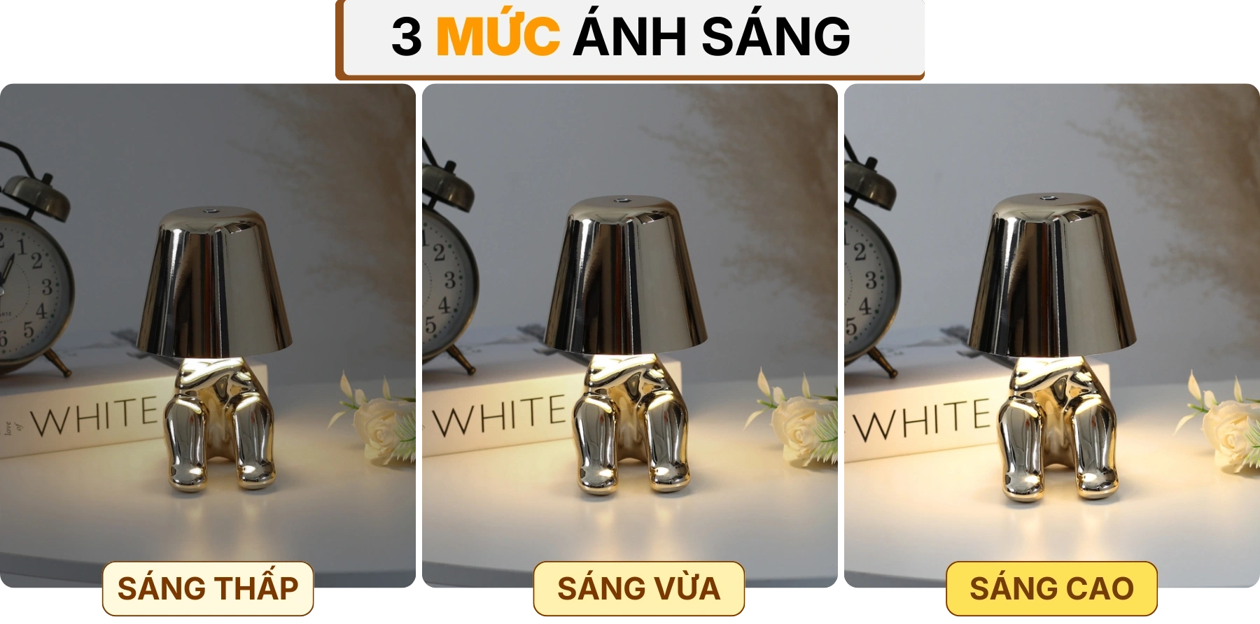 4. HIỆU ỨNG ÁNH SÁNG ĐÈN BÀN TRANG TRÍ BOO