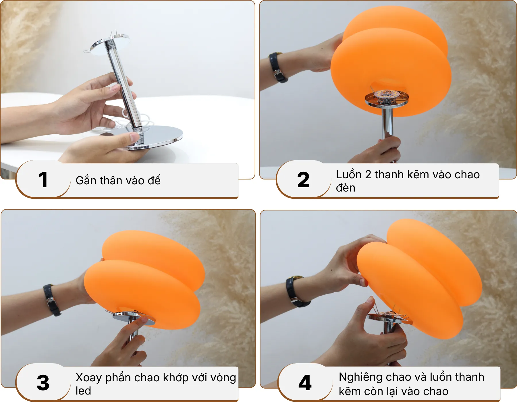 5. HƯỚNG DẪN SỬ DỤNG ĐÈN BÀN TRANG TRÍ BREAD