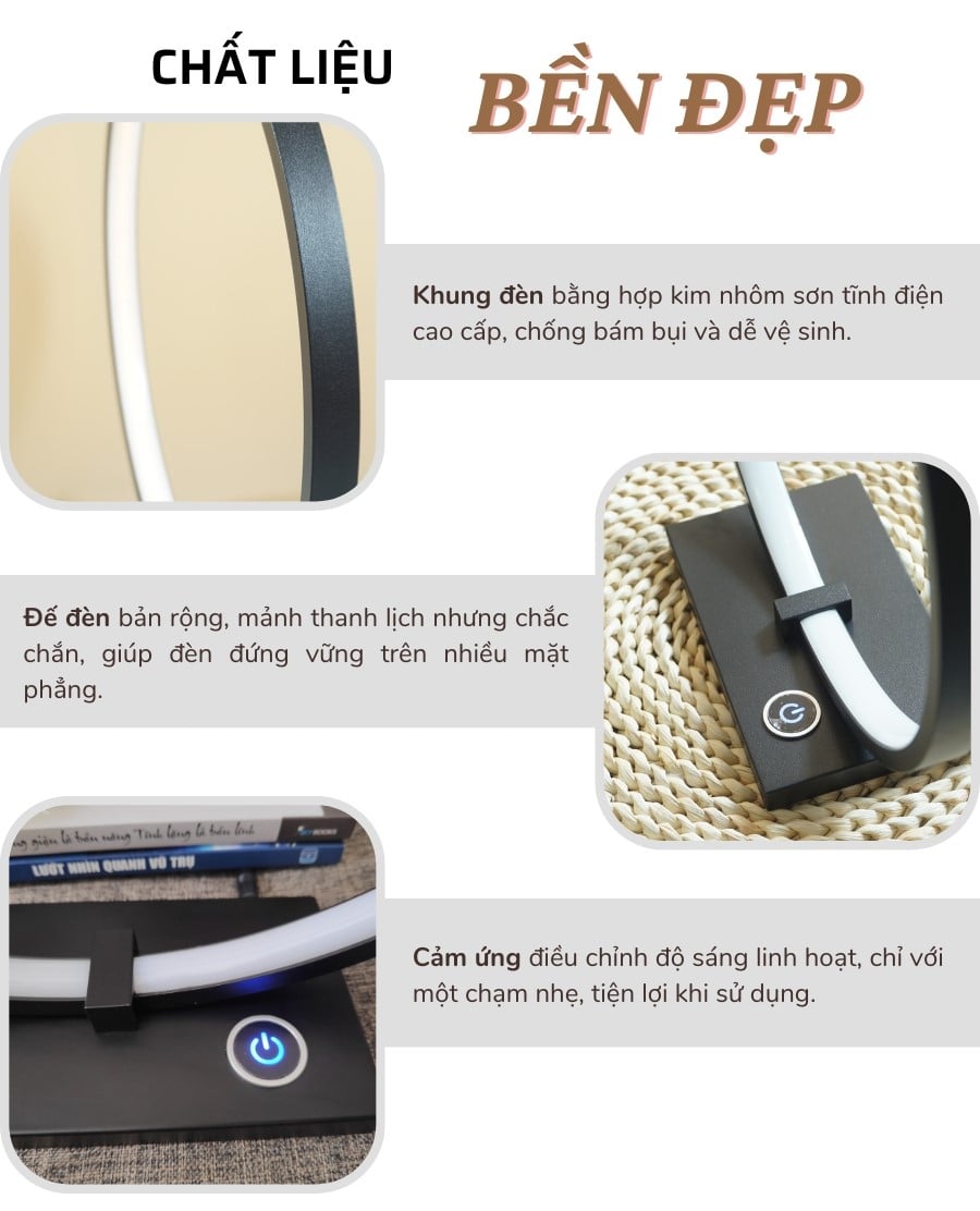 1. Đèn bàn trang trí mã C01 có gì nổi bật?