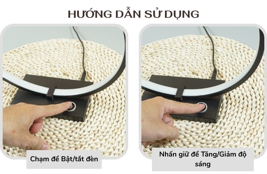 3. Đèn bàn trang trí C1 sử dụng như thế nào?