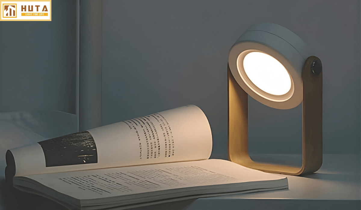 Đèn Bàn Led HUTA Light For Life DS01 Đổi Kiểu Đa Dạng, Tăng Giảm 3 Mức Sáng, Decor Trang Trí