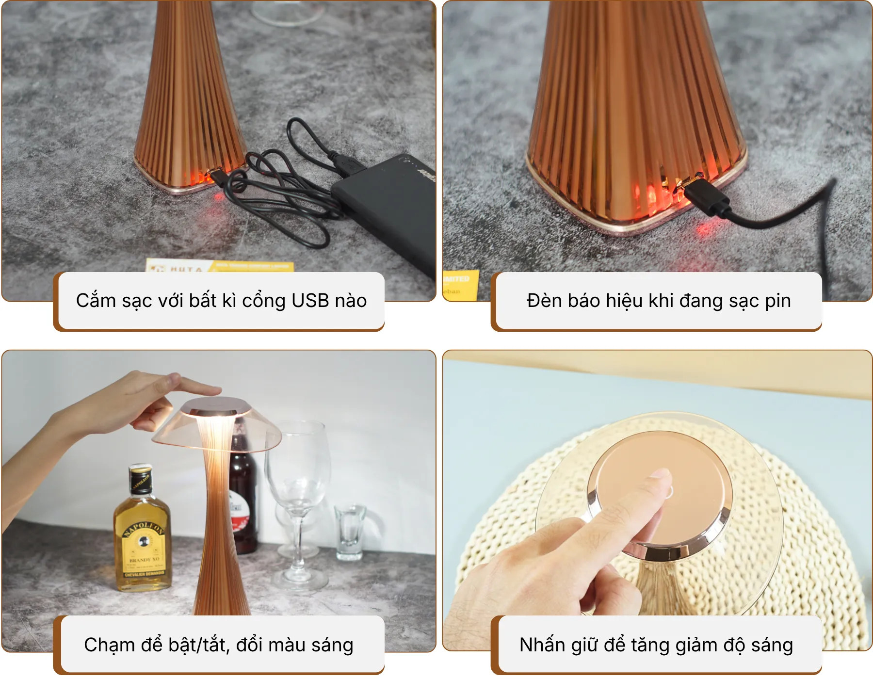 5. HƯỚNG DẪN SỬ DỤNG ĐÈN BÀN TRANG TRÍ ET1