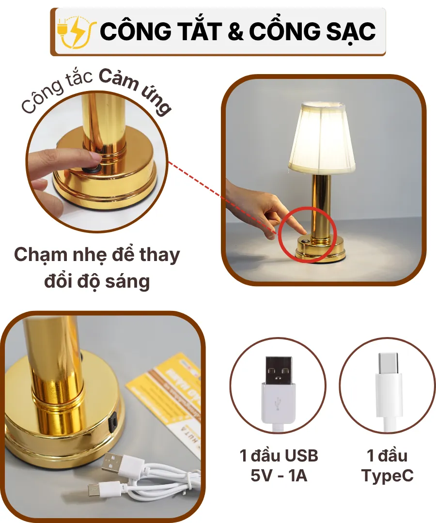 THÔNG SỐ KỸ THUẬT ĐÈN BÀN TRANG TRÍ RESBED1