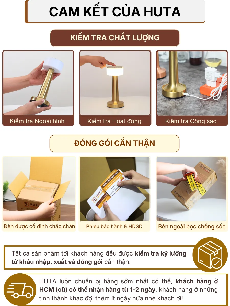 7. CHÍNH SÁCH BẢO HÀNH VÀ CAM KẾT CỦA HUTA
