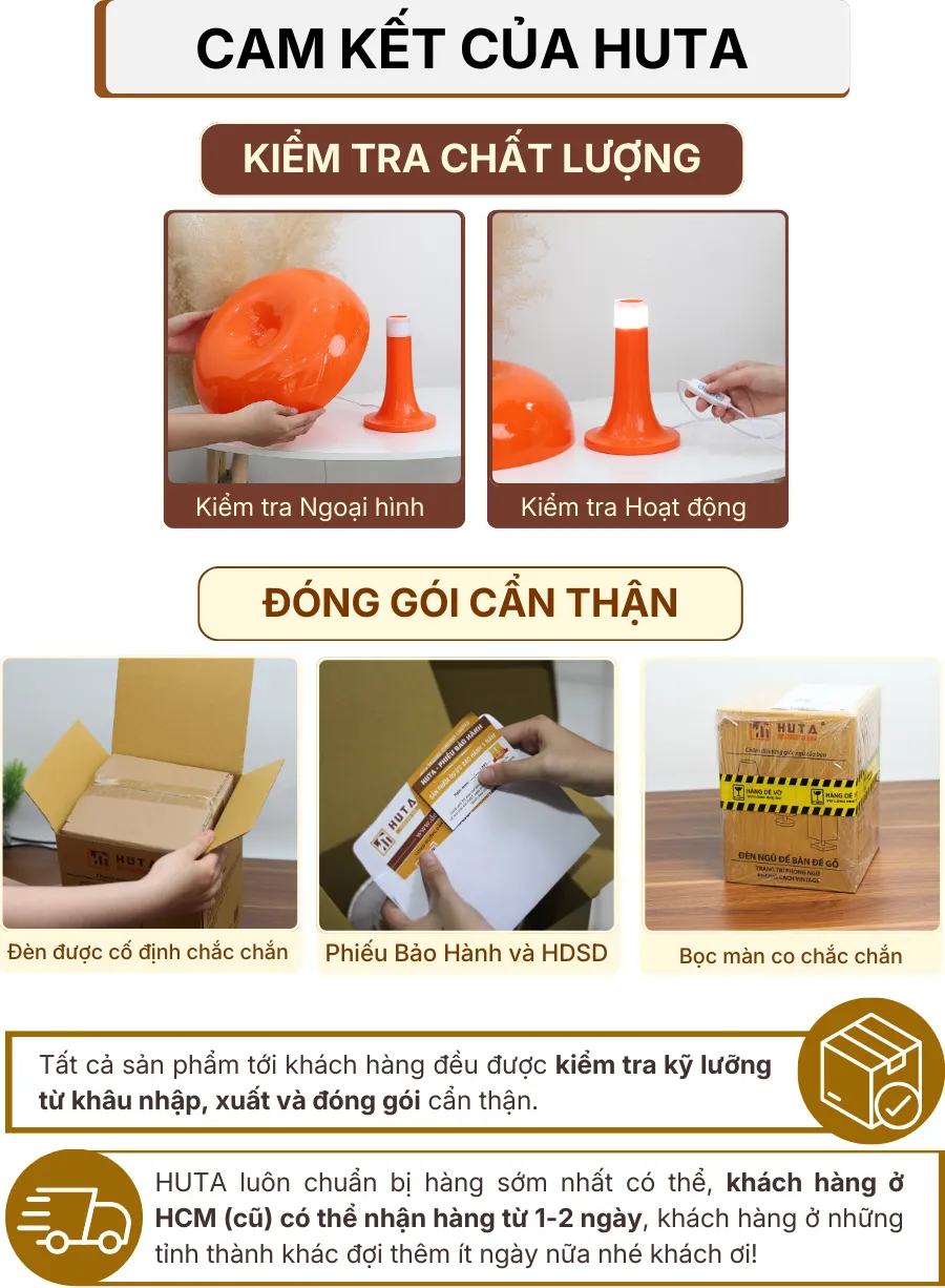 7. CHÍNH SÁCH BẢO HÀNH VÀ CAM KẾT CỦA HUTA