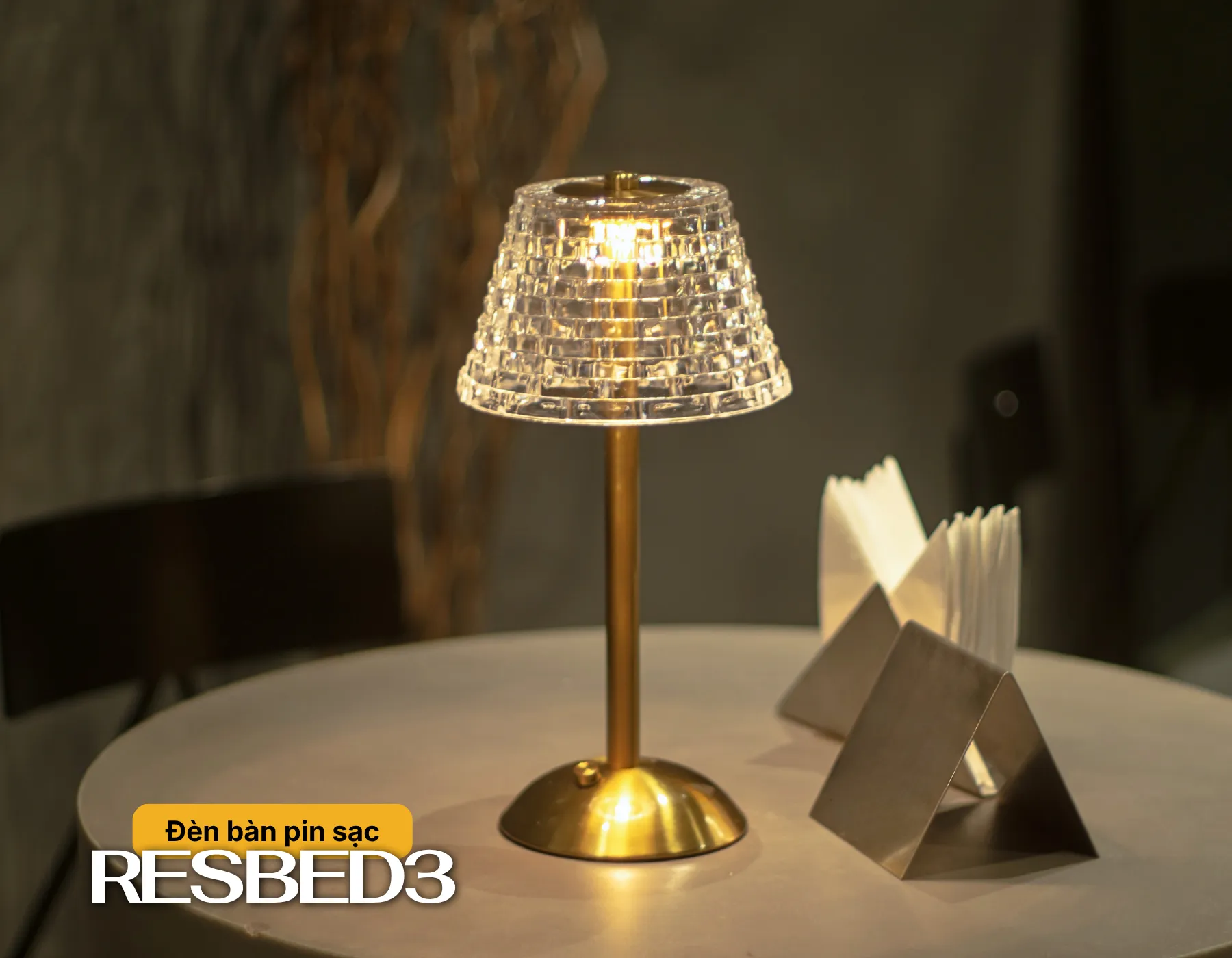 Đèn Led Quầy Bar Huta Light For Life RESBED3 Cảm Ứng Tích Điện, Điều Chỉnh Ánh Sáng Vàng