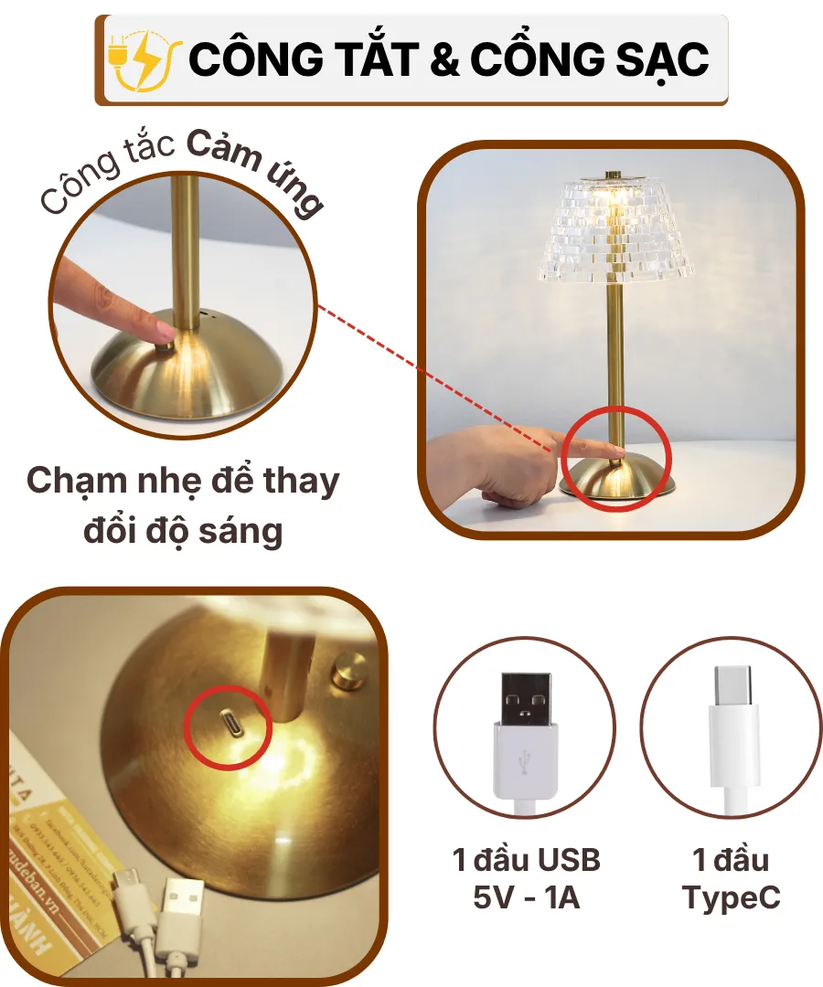 THÔNG SỐ KỸ THUẬT ĐÈN BÀN TRANG TRÍ RESBED3