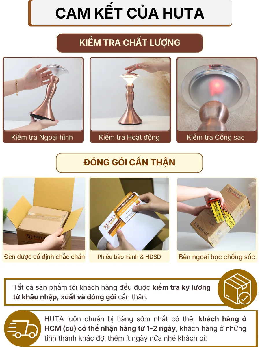 7. CHÍNH SÁCH BẢO HÀNH VÀ CAM KẾT CỦA HUTA
