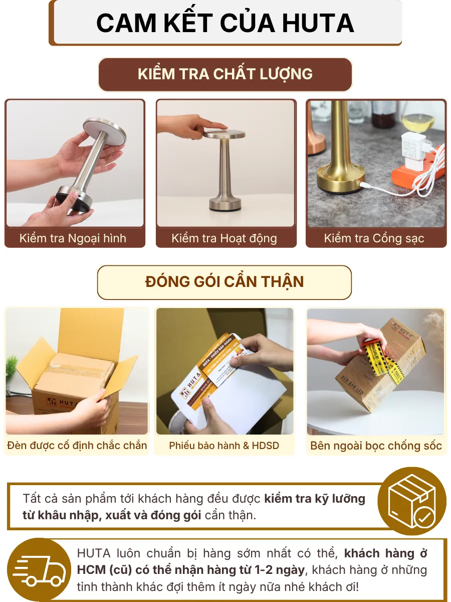 7. CHÍNH SÁCH BẢO HÀNH VÀ CAM KẾT CỦA HUTA