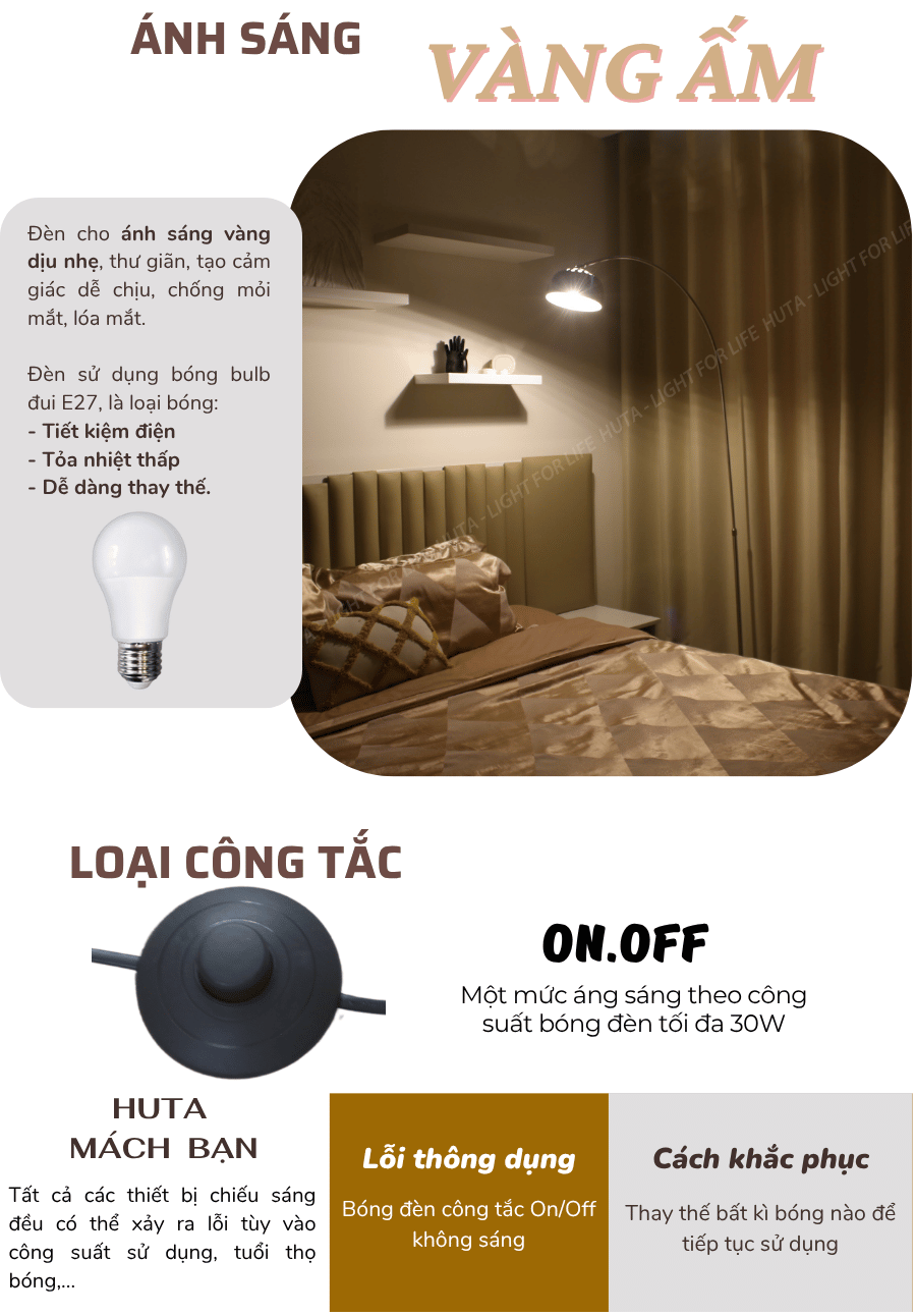 2. Thông số kĩ thuật đèn cây đứng mã KC02