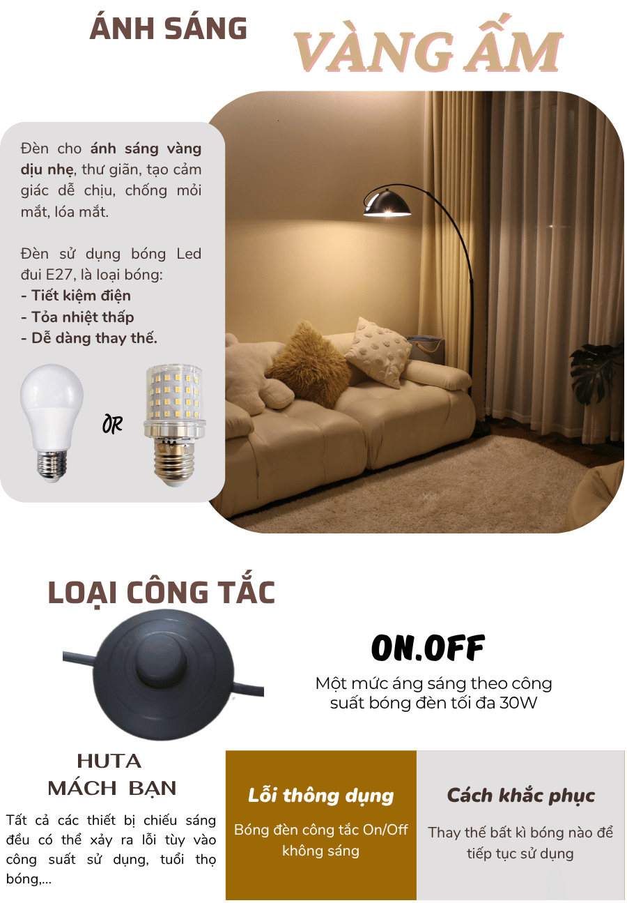 2. Thông số kĩ thuật đèn cây đứng mã KC11