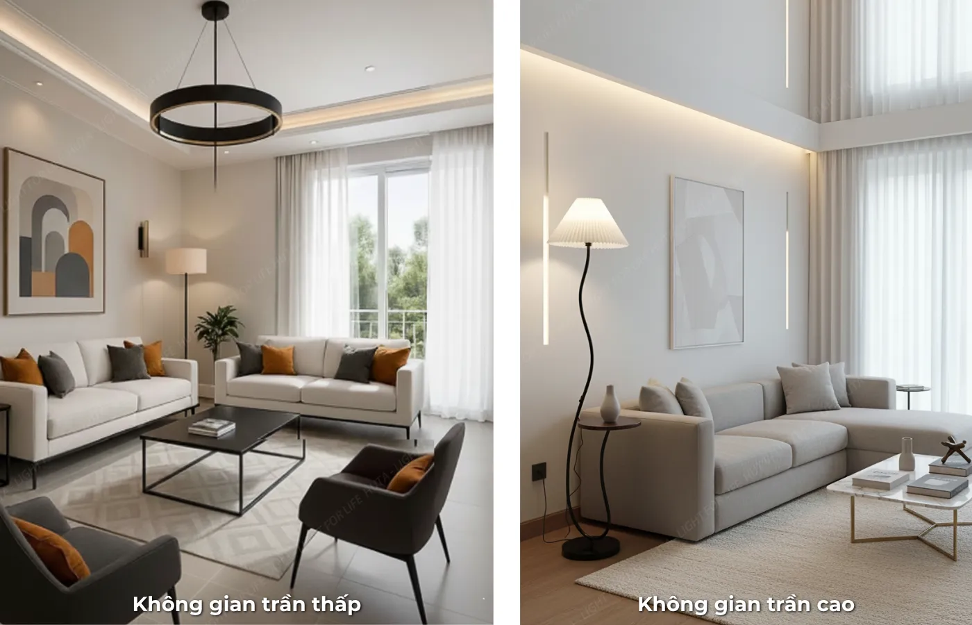 3. CÁCH CHỌN ĐÈN CÂY ĐỨNG PHÙ HỢP VỚI KHÔNG GIAN CỦA BẠN