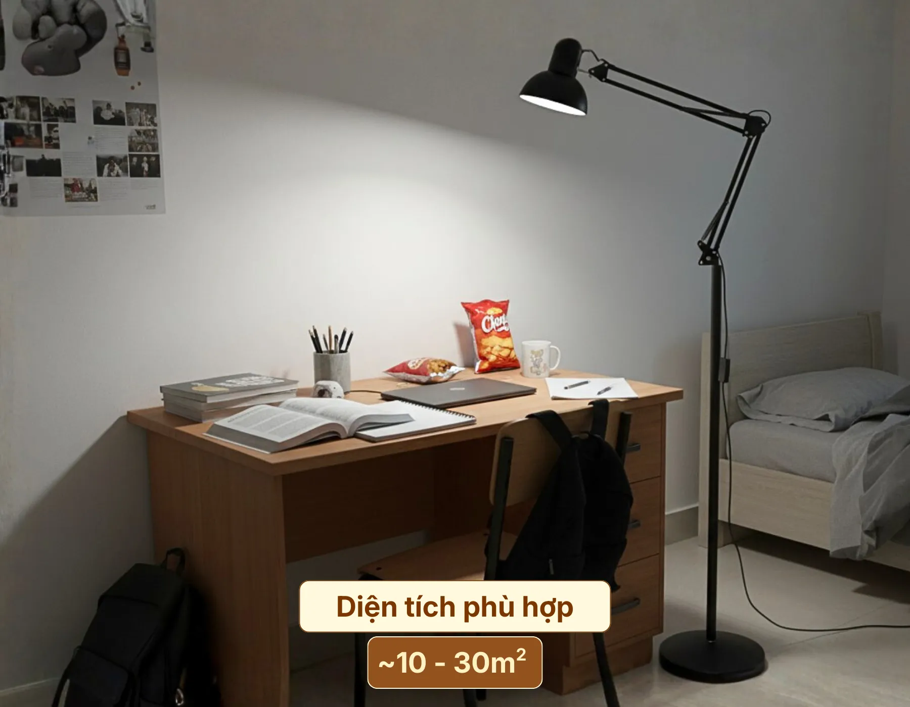 6. KHÔNG GIAN PHÙ HỢP VỚI ĐÈN CÂY ĐỨNG ĐÈN SÀN KC1