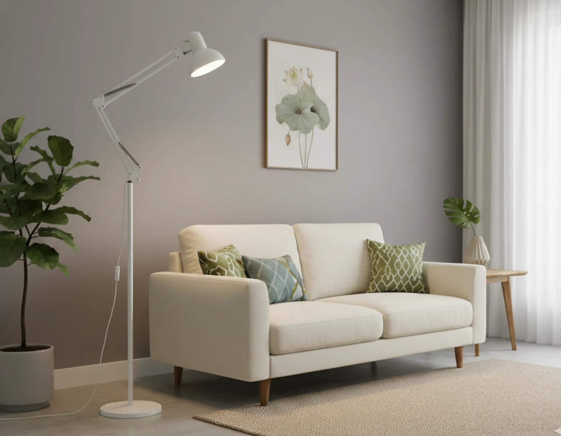 6. KHÔNG GIAN PHÙ HỢP VỚI ĐÈN CÂY ĐỨNG ĐÈN SÀN KC1