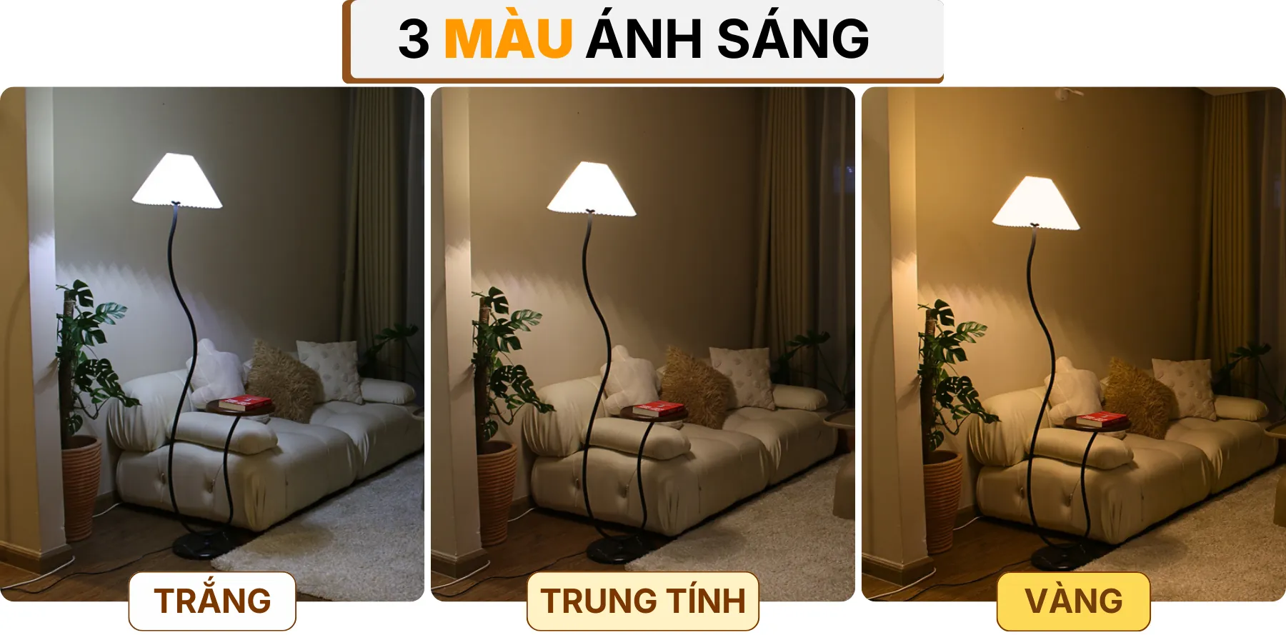 4. HIỆU ỨNG ÁNH SÁNG ĐÈN CÂY ĐỨNG ĐÈN SÀN KC10