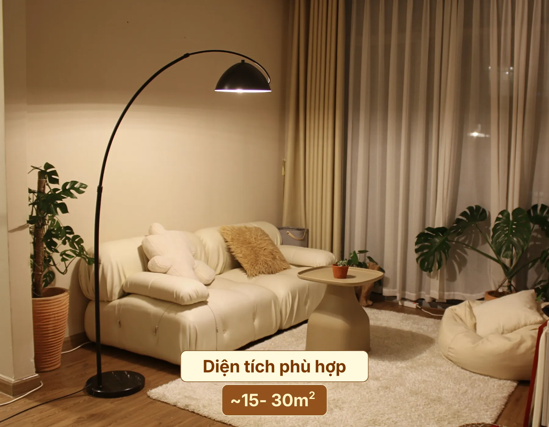 6. KHÔNG GIAN PHÙ HỢP VỚI ĐÈN CÂY ĐỨNG ĐÈN SÀN KC11