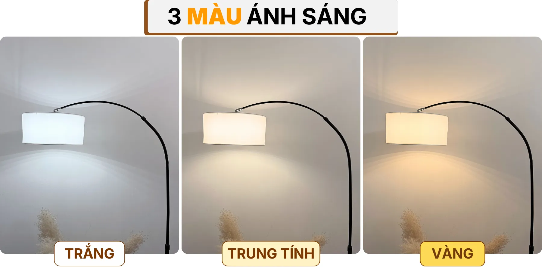 4. HIỆU ỨNG ÁNH SÁNG ĐÈN CÂY ĐỨNG ĐÈN SÀN KC2