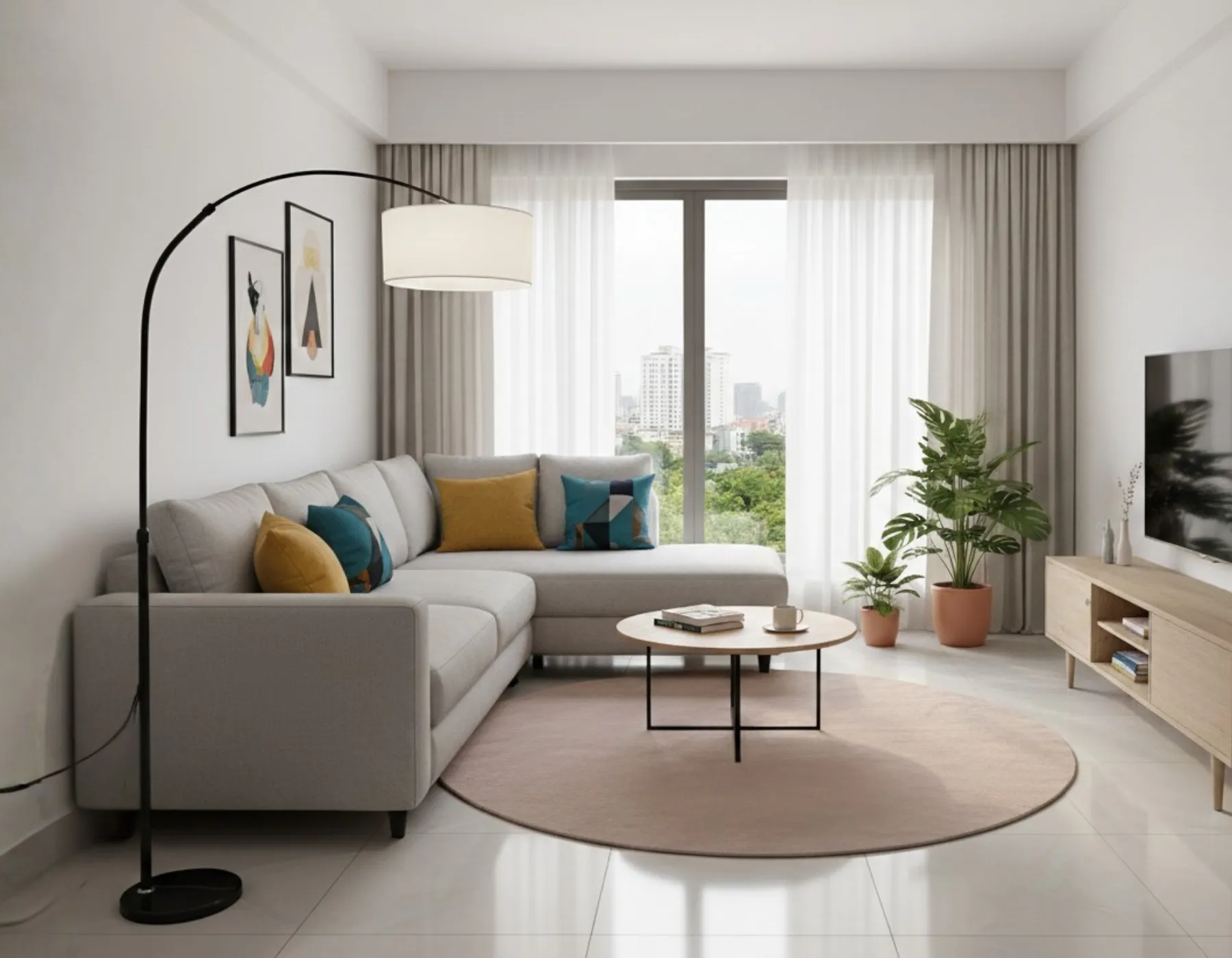 6. KHÔNG GIAN PHÙ HỢP VỚI ĐÈN CÂY ĐỨNG ĐÈN SÀN KC2