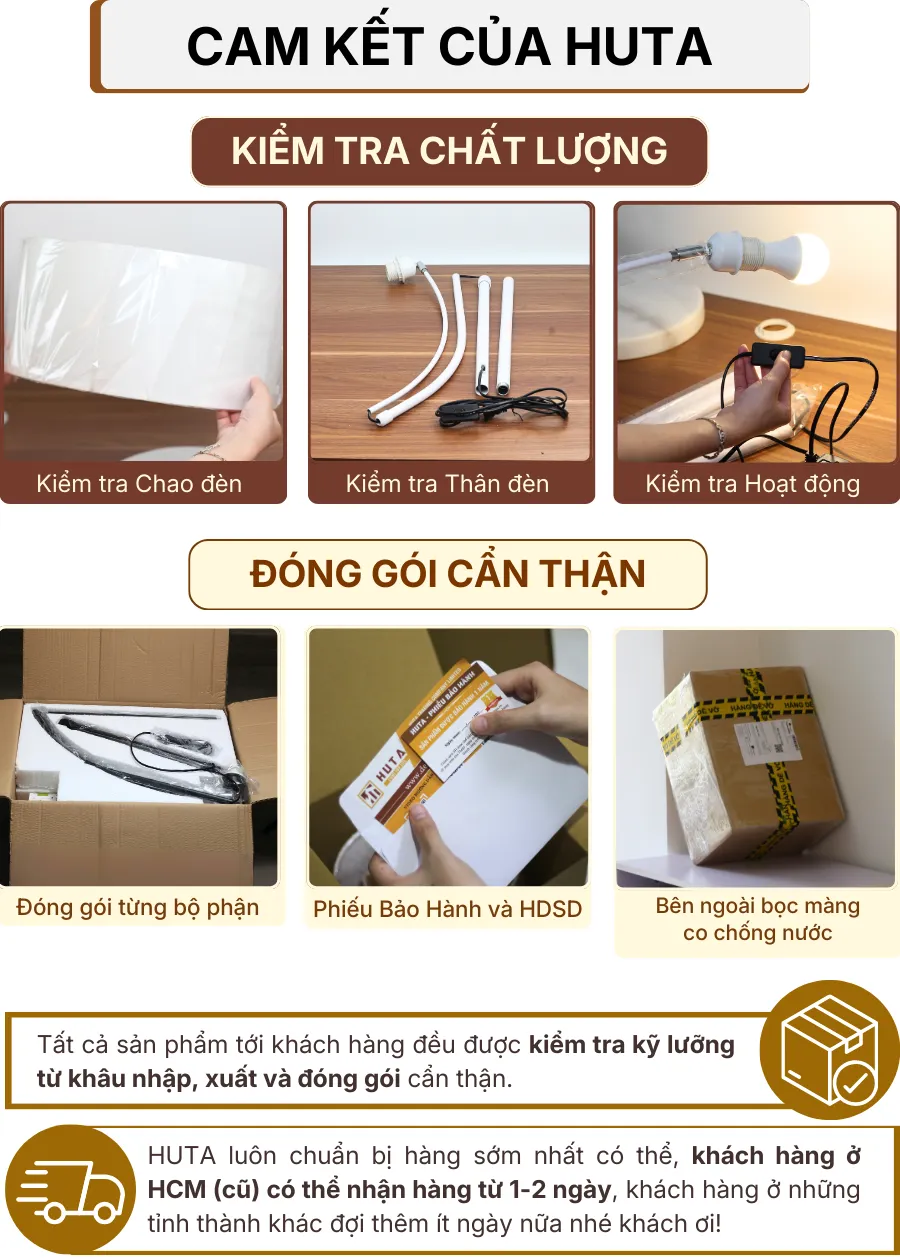 7. CHÍNH SÁCH BẢO HÀNH VÀ CAM KẾT CỦA HUTA