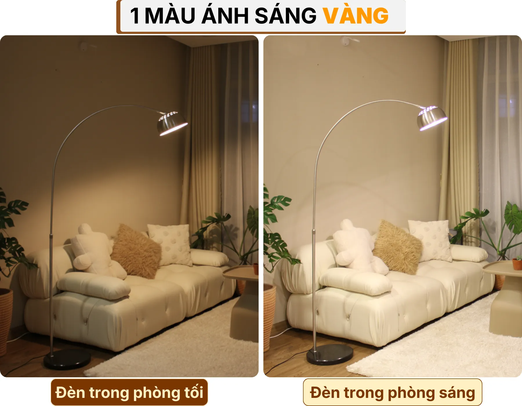 4. HIỆU ỨNG ÁNH SÁNG ĐÈN CÂY ĐỨNG ĐÈN SÀN KC3