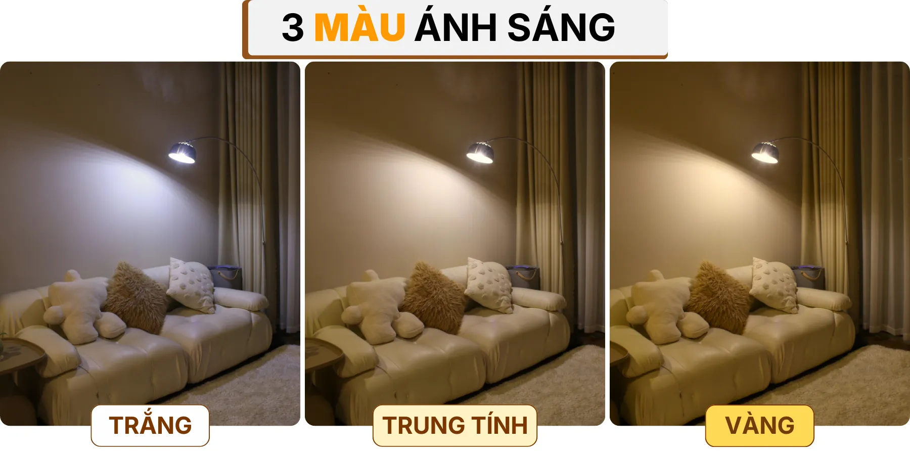 4. HIỆU ỨNG ÁNH SÁNG ĐÈN CÂY ĐỨNG ĐÈN SÀN KC3