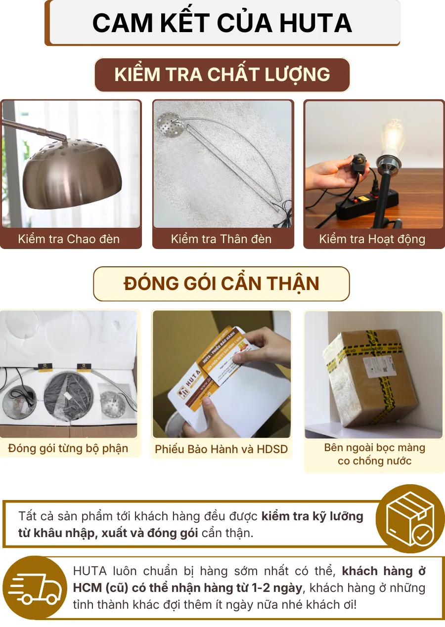 7. CHÍNH SÁCH BẢO HÀNH VÀ CAM KẾT CỦA HUTA
