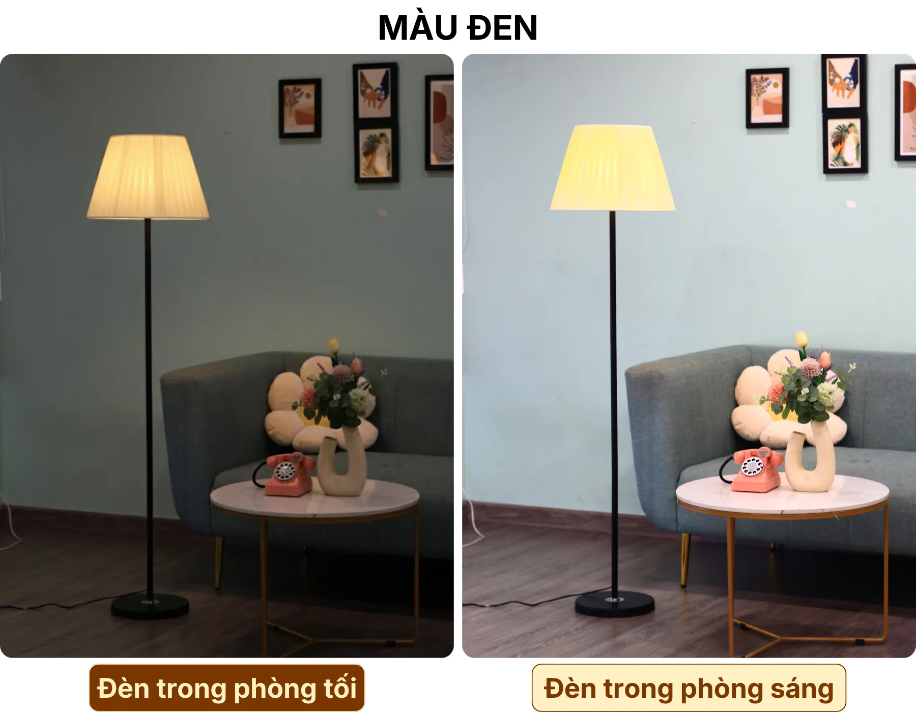 4. HIỆU ỨNG ÁNH SÁNG ĐÈN CÂY ĐỨNG ĐÈN SÀN KT1