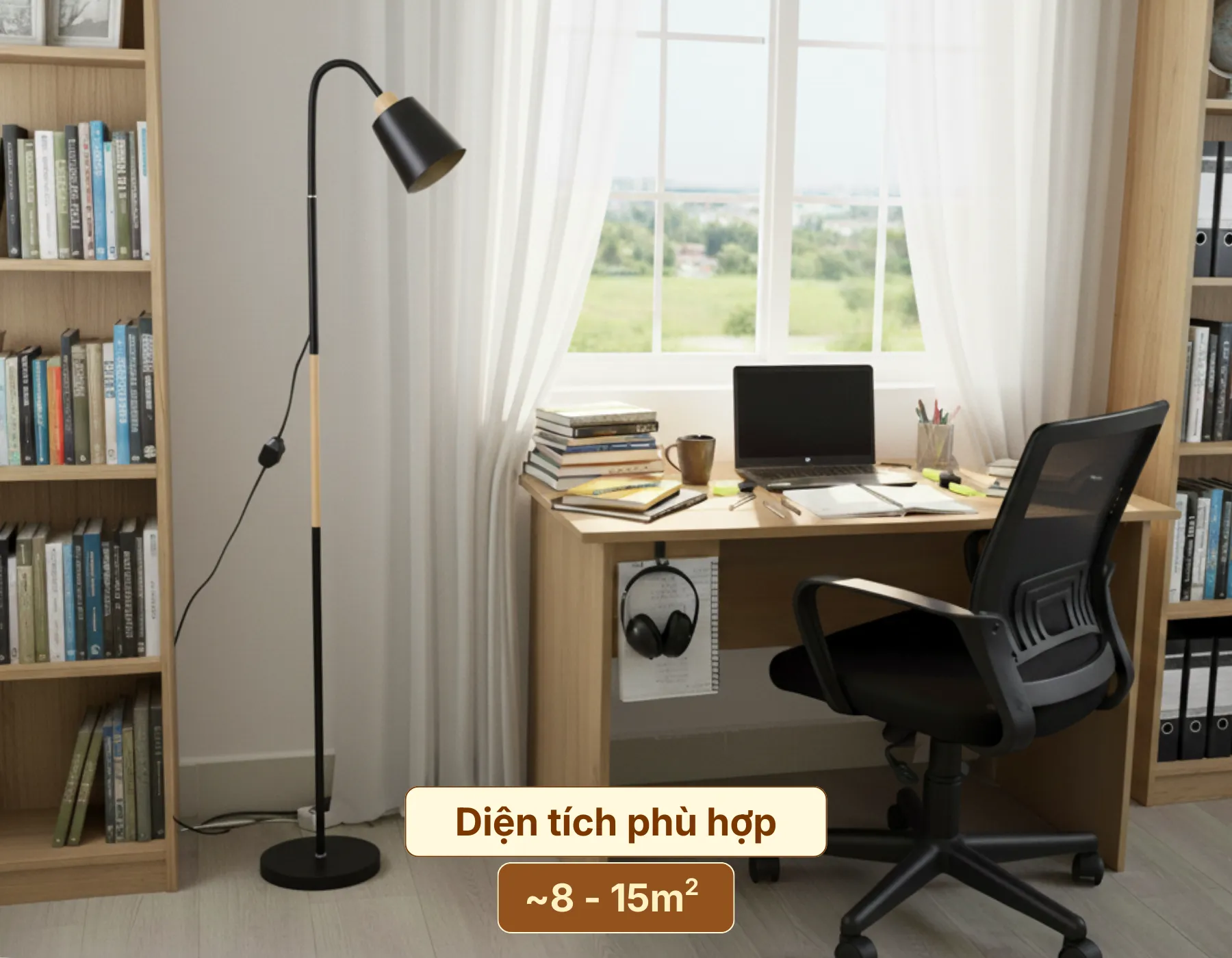 6. KHÔNG GIAN PHÙ HỢP VỚI ĐÈN CÂY ĐỨNG ĐÈN SÀN KT5