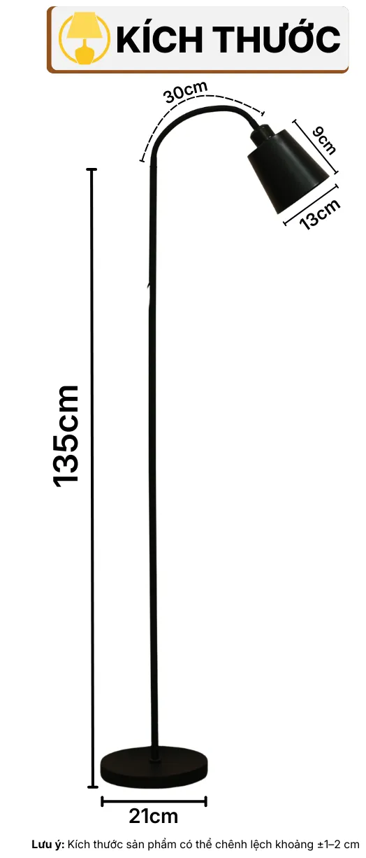 THÔNG SỐ KỸ THUẬT ĐÈN CÂY ĐỨNG ĐÈN SÀN KT5