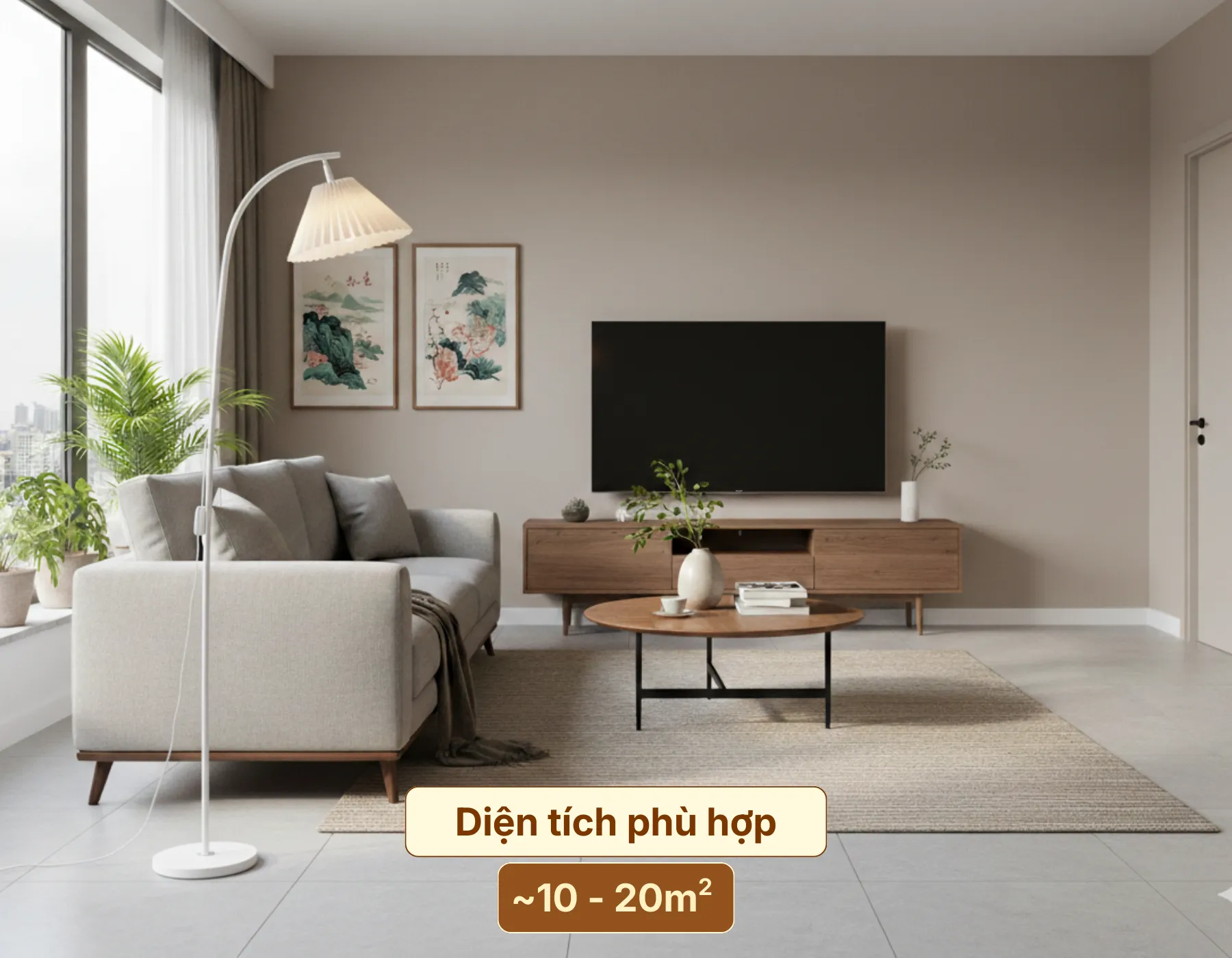 6. KHÔNG GIAN PHÙ HỢP VỚI ĐÈN CÂY ĐỨNG ĐÈN SÀN KT7