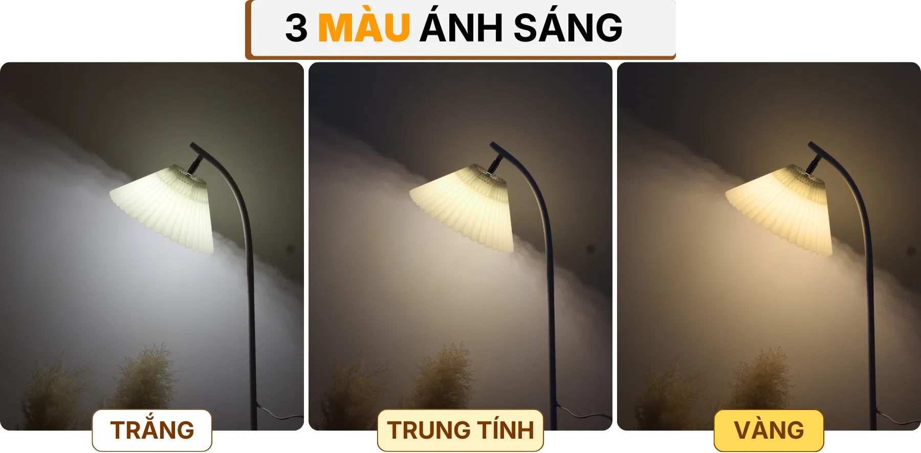 4. HIỆU ỨNG ÁNH SÁNG ĐÈN CÂY ĐỨNG ĐÈN SÀN KT7
