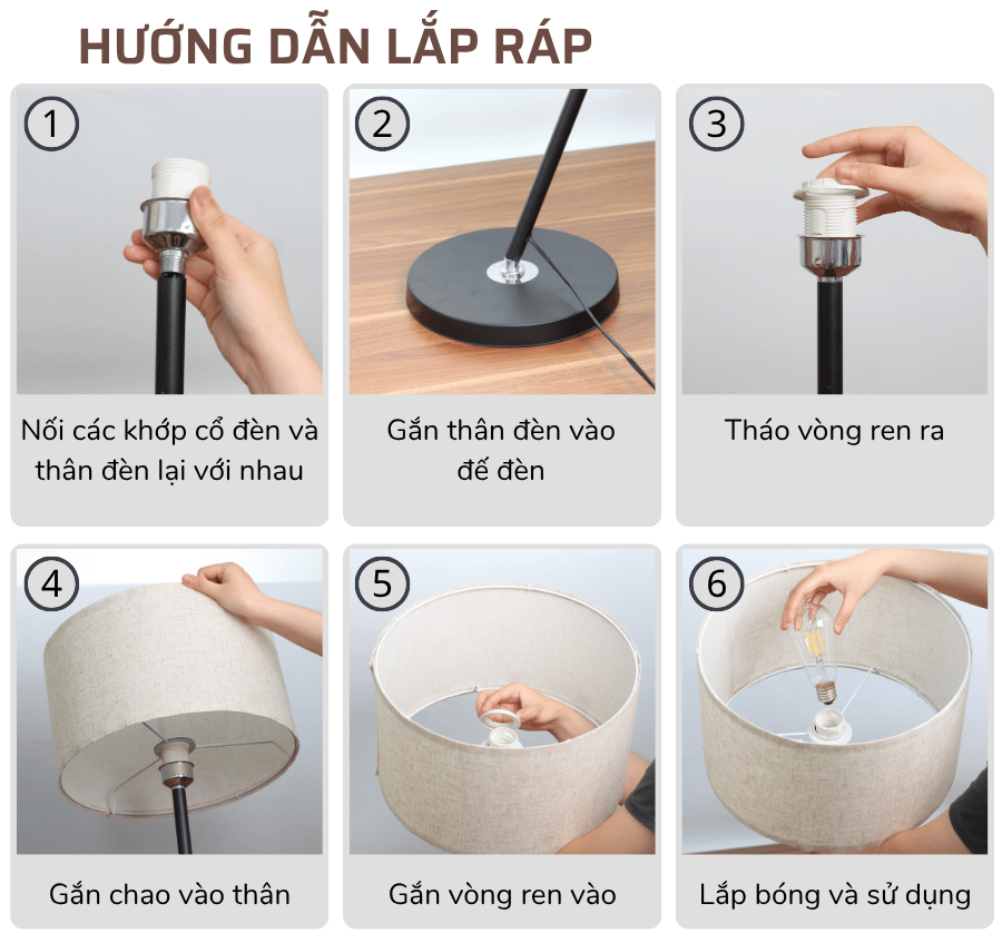 3. Đèn cây đứng mã KT04 sử dụng như thế nào?