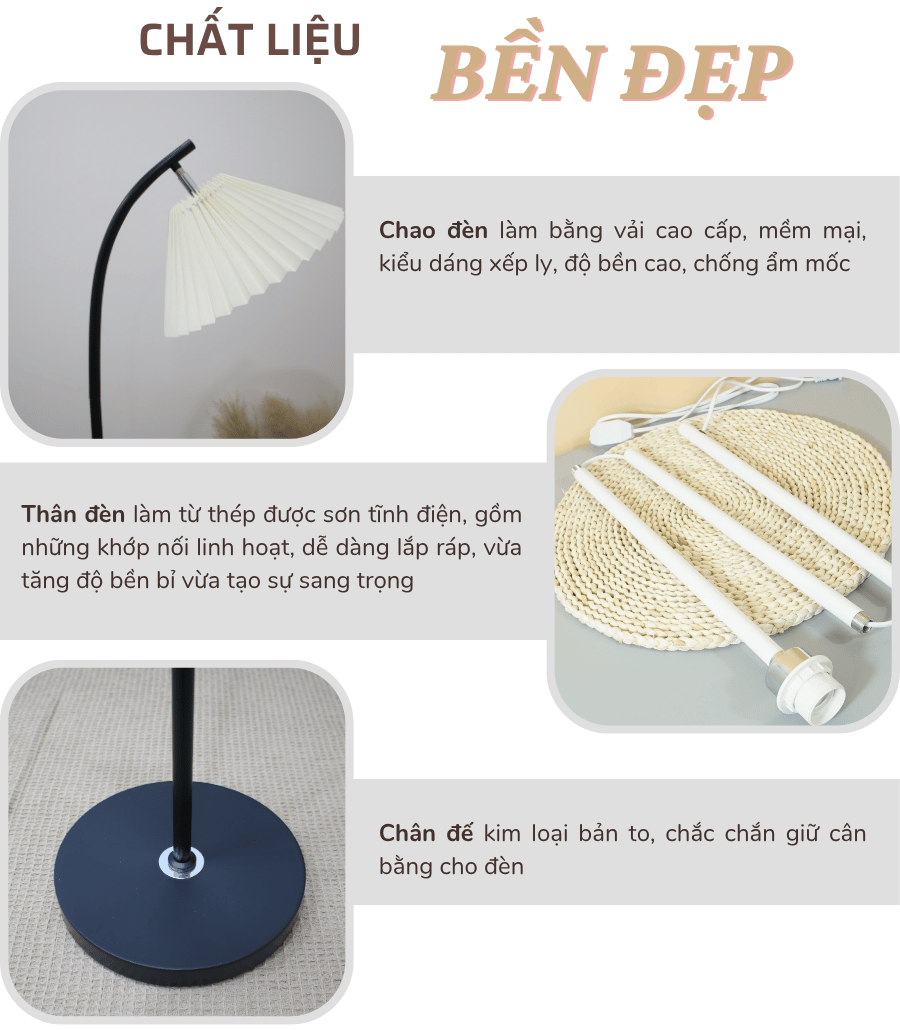 1. Đèn cây đứng mã KT07 có gì nổi bật?