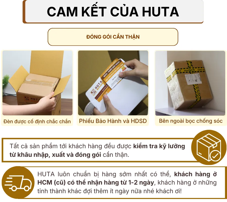 7. CHÍNH SÁCH BẢO HÀNH VÀ CAM KẾT CỦA HUTA