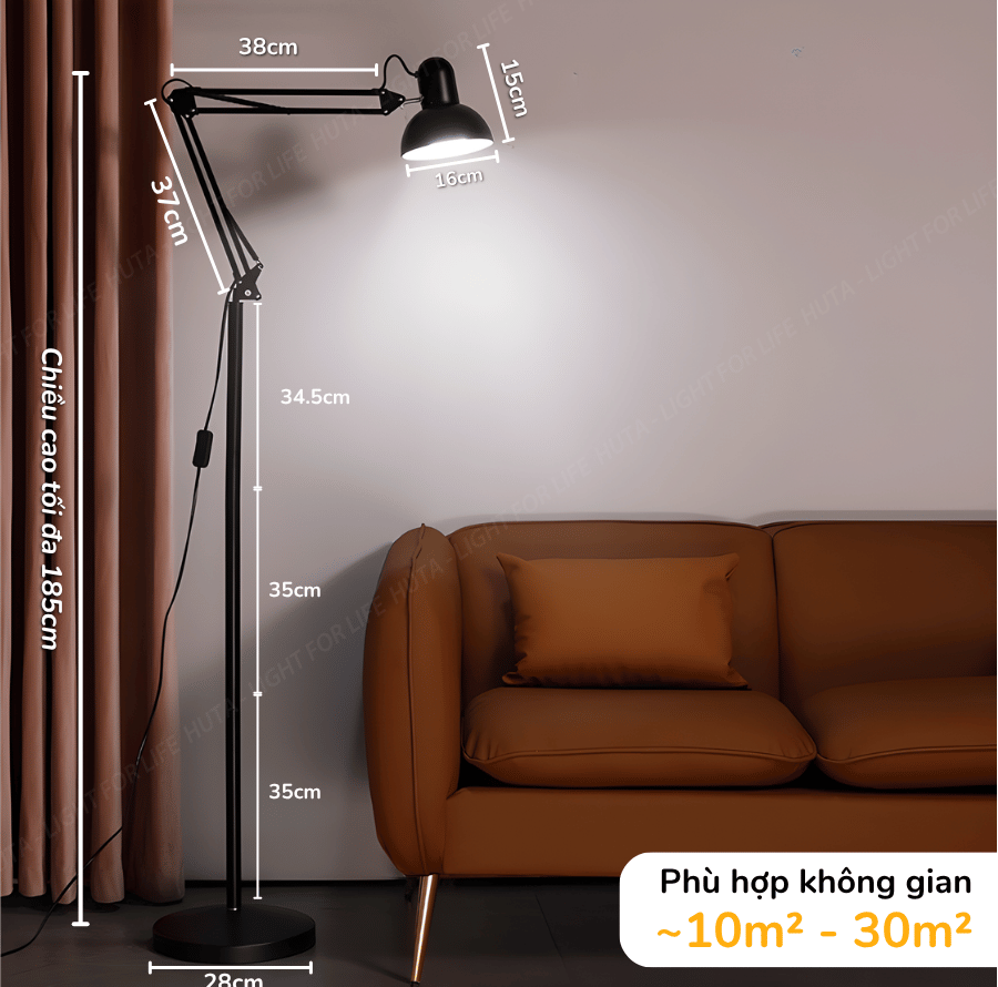 1. Đèn cây đứng mã KC01 có gì nổi bật?