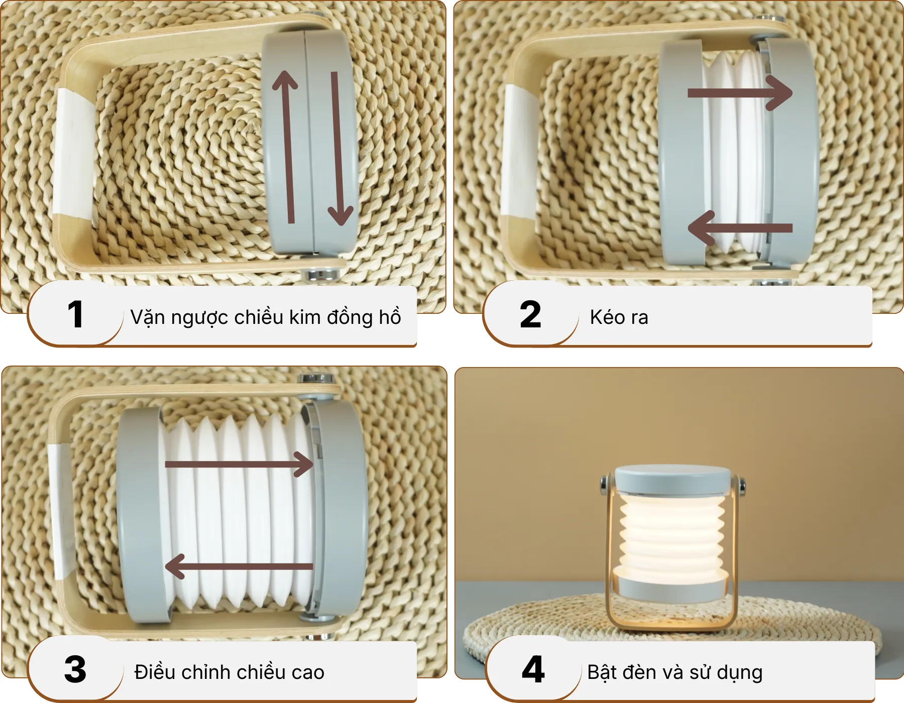 5. HƯỚNG DẪN SỬ DỤNG ĐÈN ĐỌC SÁCH DS1