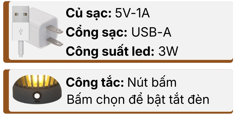 3. THÔNG SỐ KỸ THUẬT ĐÈN IN 3D KHỞI SẮC
