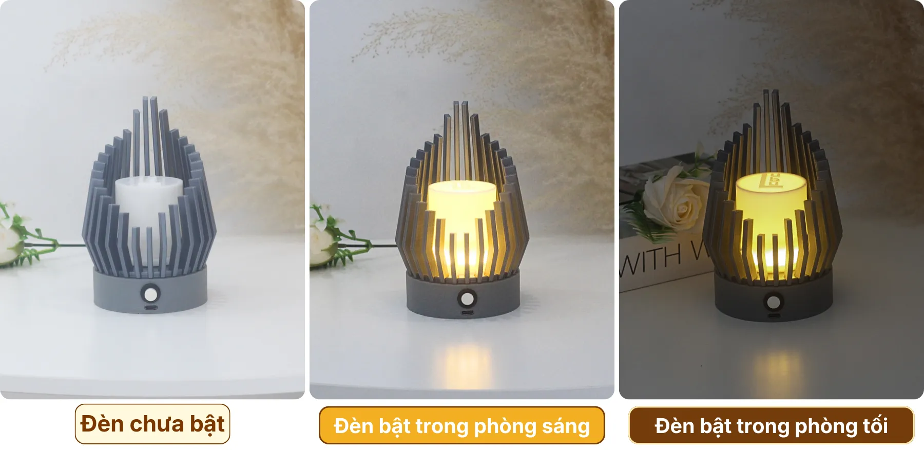 4. HIỆU ỨNG ÁNH SÁNG ĐÈN IN 3D KHỞI SẮC